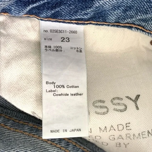 MOUSSY VINTAGE Upland Cut Off Denim Shorts SIZE 23 NWT - Picture 10 of 13